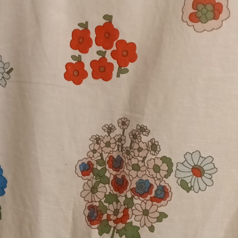 FINAL PRICE Mini Boden white multi-colored floral print dress - Picture 14 of 15
